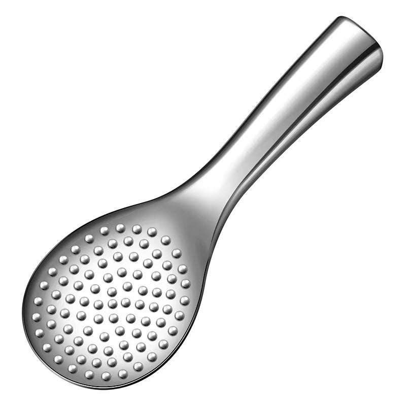 304 Stainless Steel Rice Spoon Nonstick Thickened Standing Large Serving Spoon