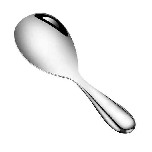 Stainless Steel Rice Spoon Nonstick Anti-Scald Large Serving Spoon Household Kitchen Tool