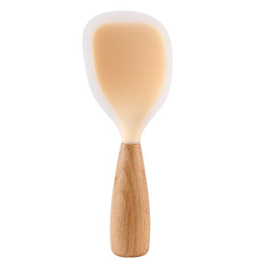Food Grade Silicone Rice Spoon Nonstick Heat Resistant Standable Serving Spoon