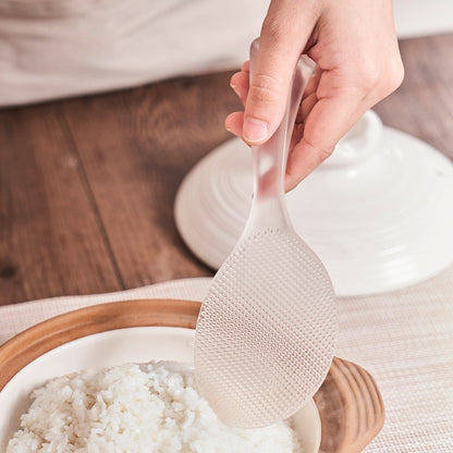 Stand Up Rice Spoon Nonstick Heat Resistant Transparent Rice Serving Spoon