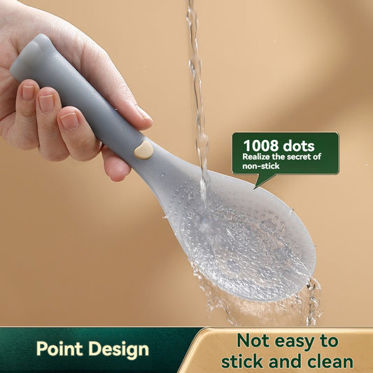 Premium Silicone Rice Spoon Food Grade Nonstick Standable Heat Resistant Serving Spoon